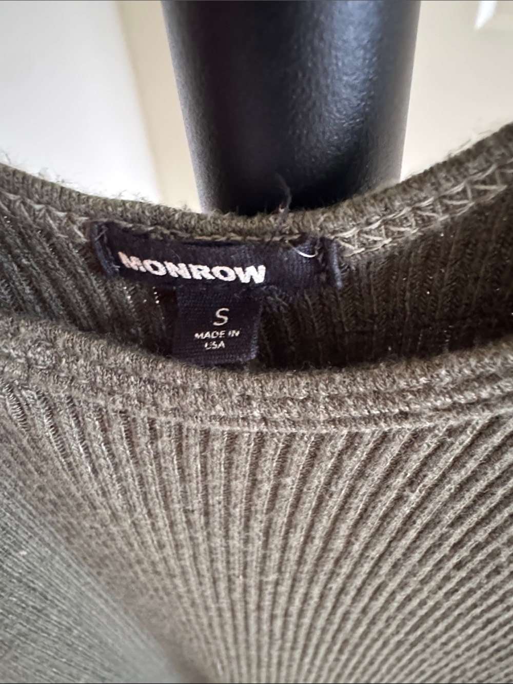 Monrow Knit Tank Dress | Forest Green| Size S - Picture 2 of 4